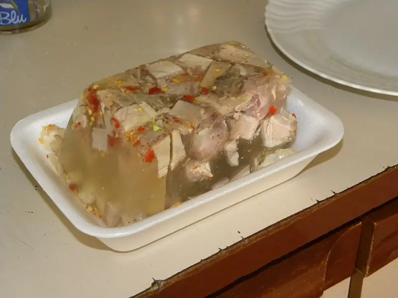 Холодец из курицы с желатином