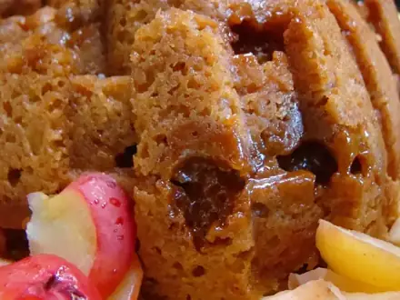 Постный пирог с яблоками